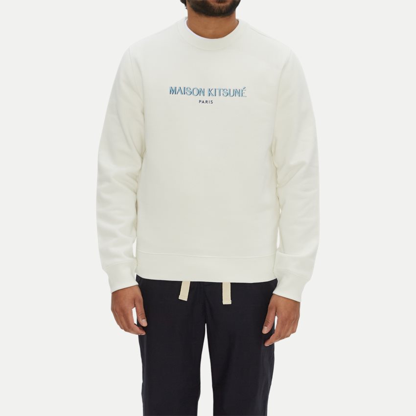 Maison Kitsuné Sweatshirts KM00311KM0020  OFF WHITE